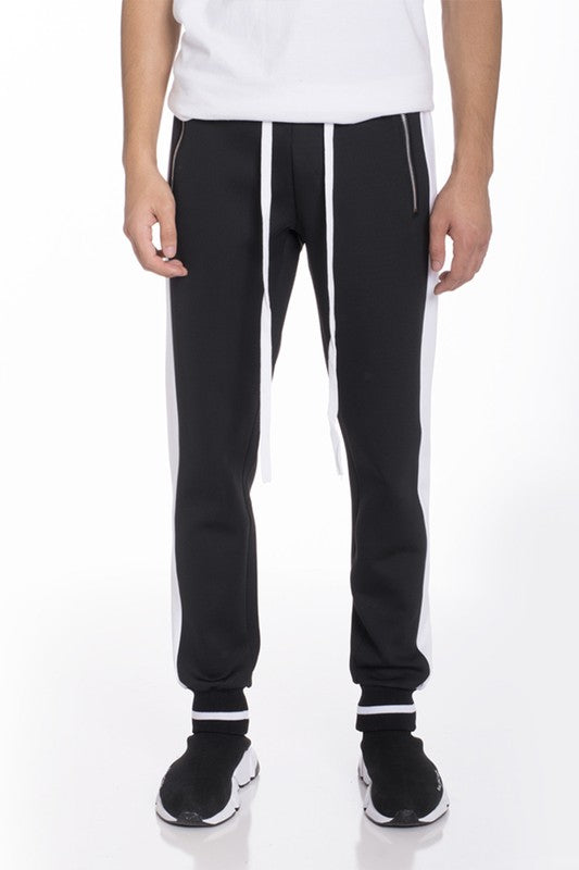 Stacey B's Mens Heavy Weight Single Stripe Jogger