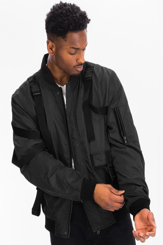 Stacey B's Mens Utlity Strap Jacket