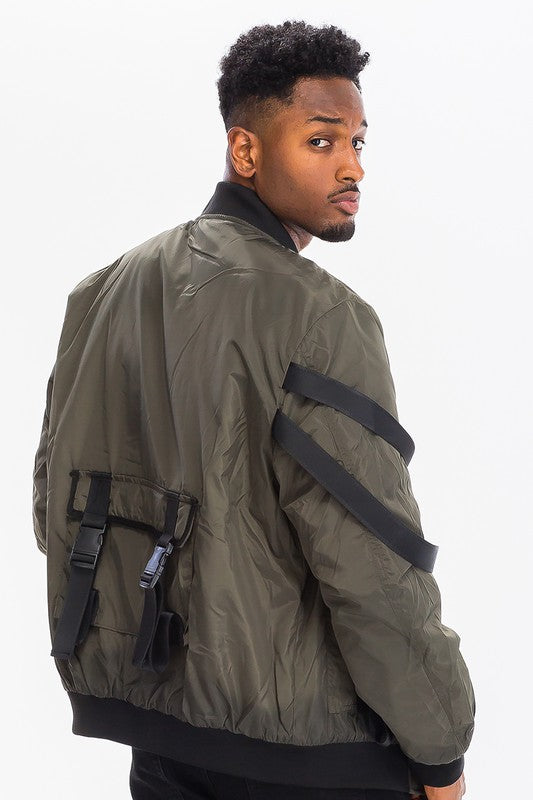Stacey B's Mens Utlity Strap Jacket