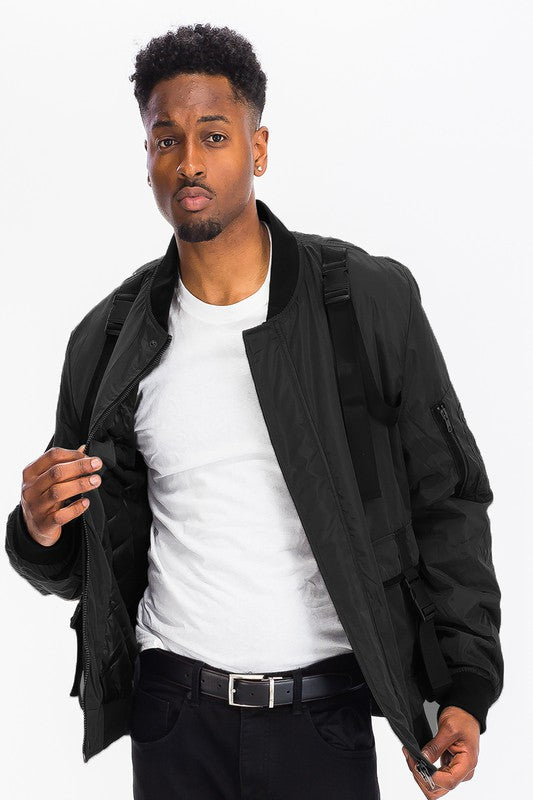 Stacey B's Mens Utlity Strap Jacket