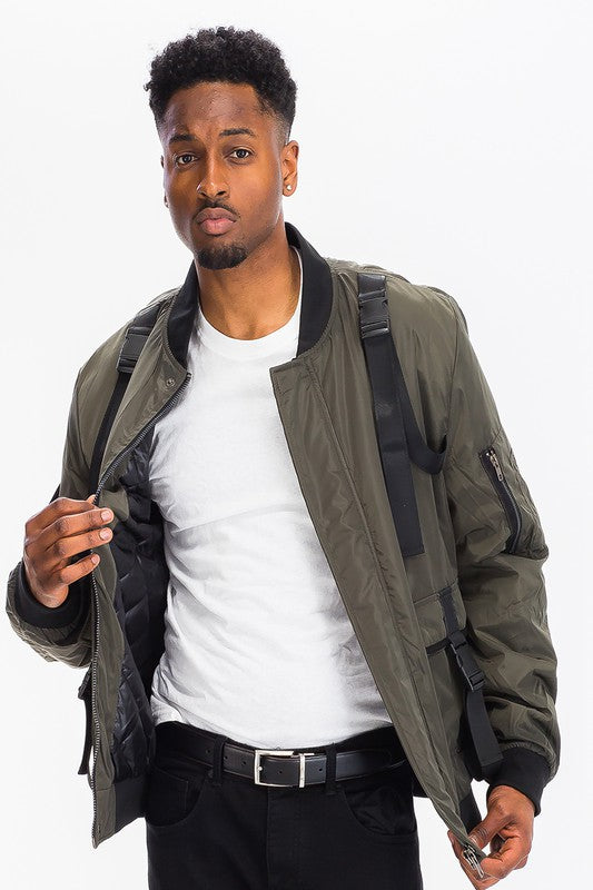 Stacey B's Mens Utlity Strap Jacket