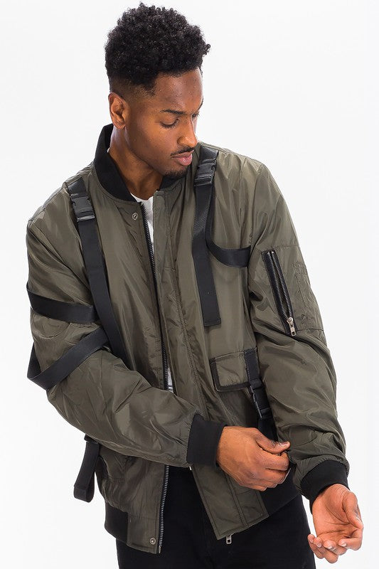 Stacey B's Mens Utlity Strap Jacket