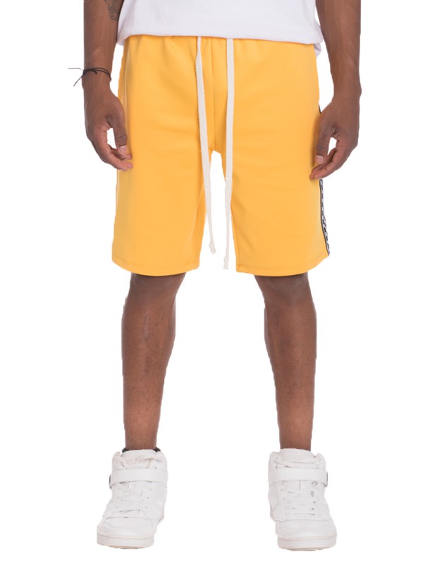 Stacey B's Mens Checkered Stripe Track Shorts