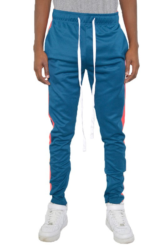 Stacey B's Slim Fit SINGLE STRIPE TRACK PANT