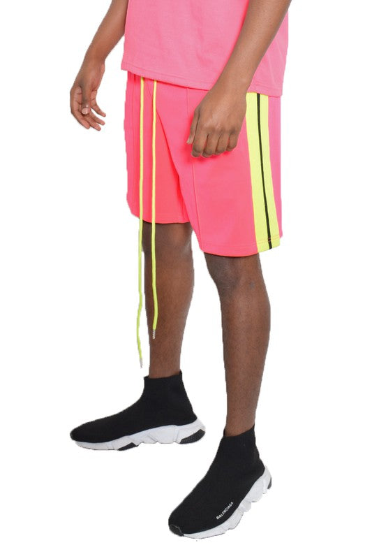 Stacey B's Short Sleeve Striped Tape T shirt