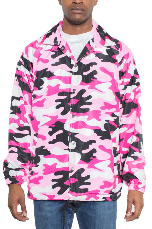 Stacey B's Camo Print Coachs Jacket