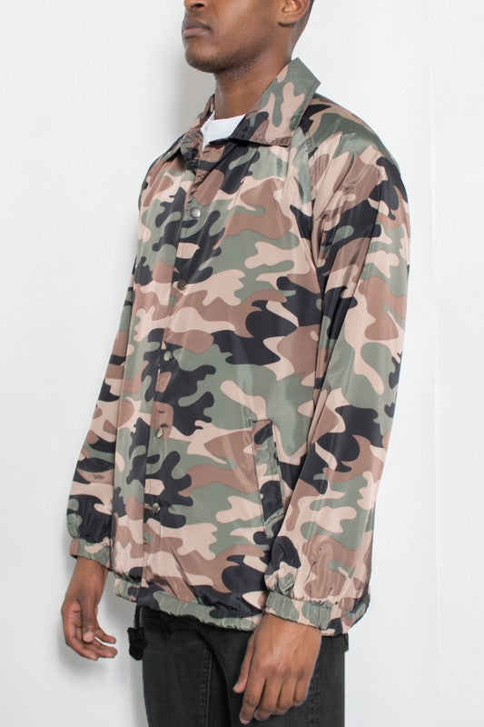 Stacey B's Camo Print Coachs Jacket