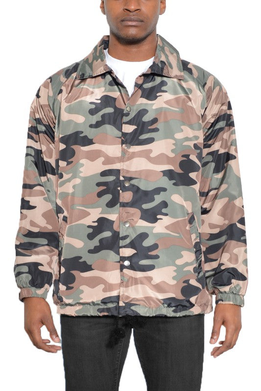 Stacey B's Camo Print Coachs Jacket