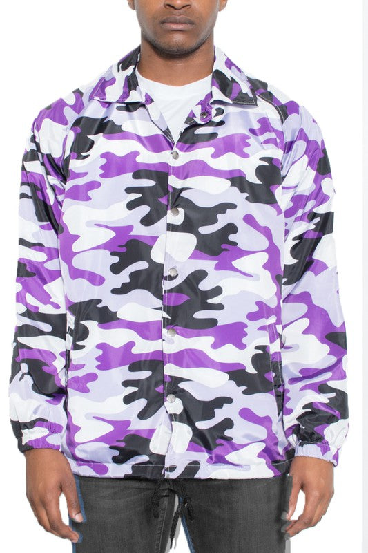Stacey B's Camo Print Coachs Jacket