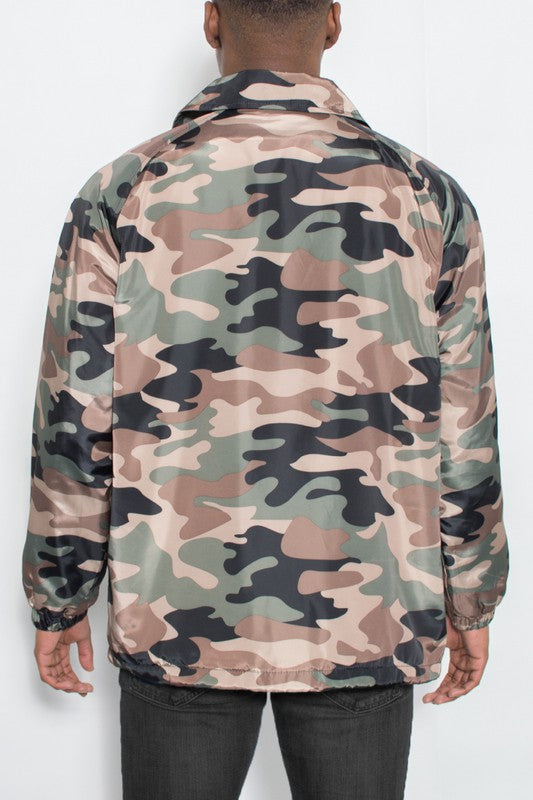 Stacey B's Camo Print Coachs Jacket