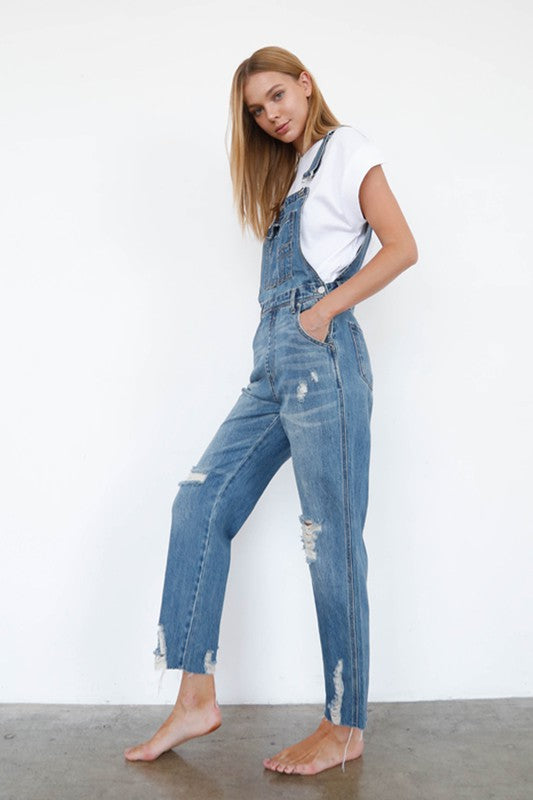 Stacey B's Slim Straight Overalls