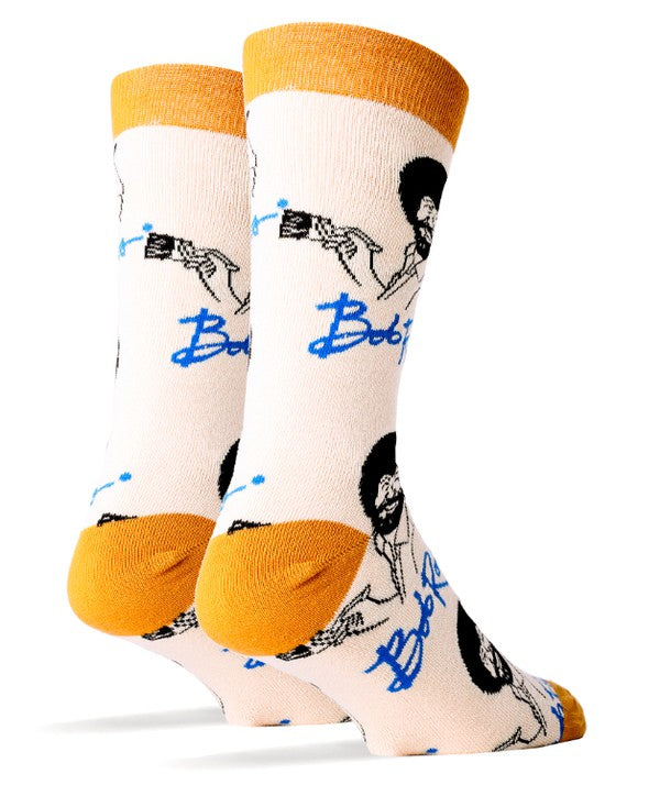Stacey B's It's Bob Ross - Men Funny Socks