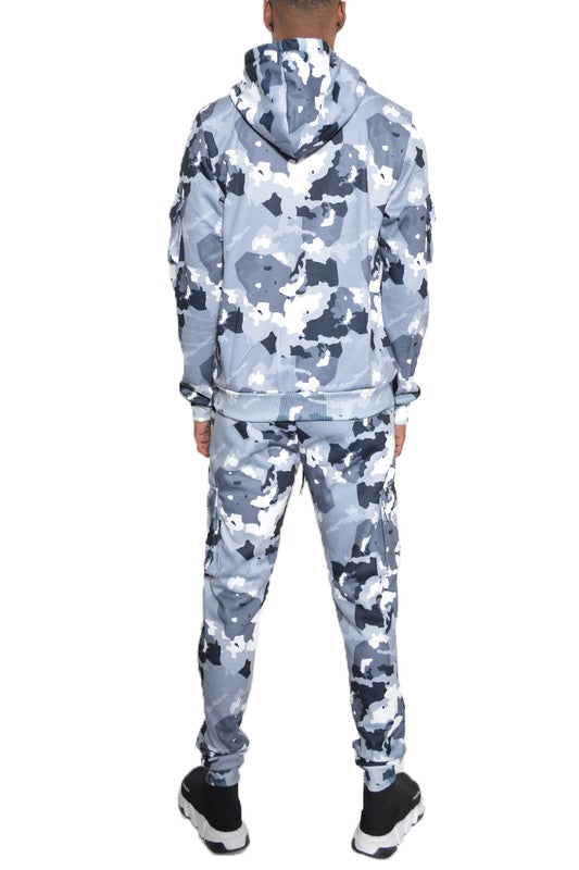 Stacey B's Full Camo Hoodie Cotton Sweat Set