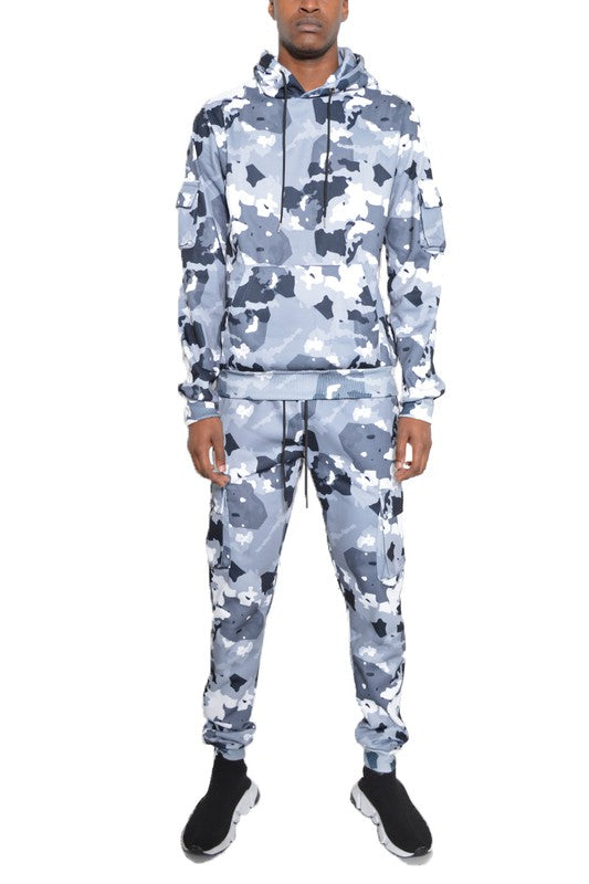 Stacey B's Full Camo Hoodie Cotton Sweat Set
