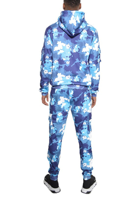 Stacey B's Full Camo Hoodie Cotton Sweat Set