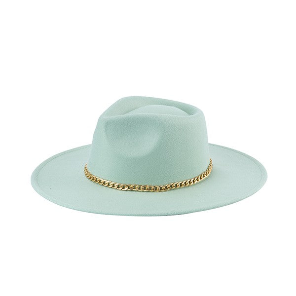 Stacey B's Chain Belt Fedora Hat