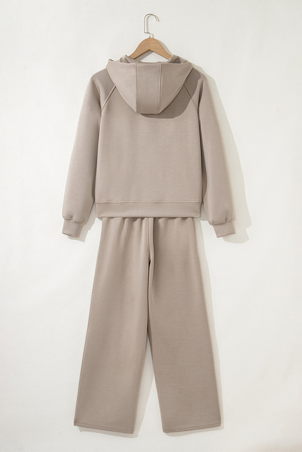 Stacey B's Jet Stream Half Zip Thumbhole Sleeve Hoodie Active Pants 2pcs Outfit