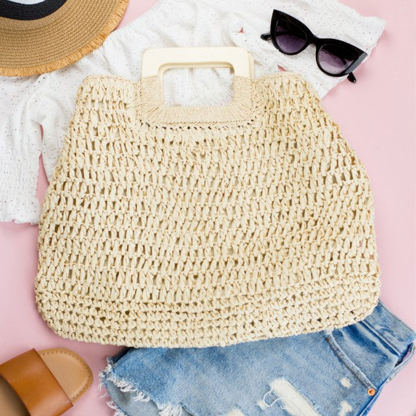 Stacey B's Oversized Straw Tote