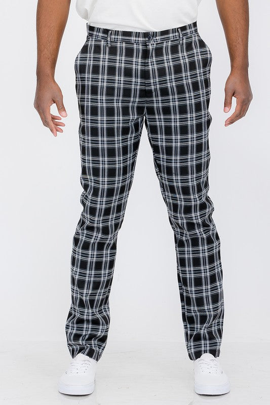 Stacey B's Plaid Trouser Pants