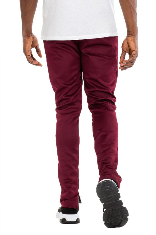 Stacey B's Solid Color Plain Basic Track Pants