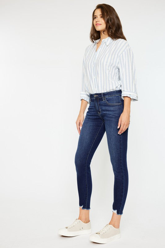 Stacey B's Mid RIse Ankle Skinny Jeans