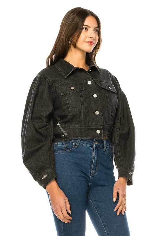 Stacey B's Women's Washed Denim Jacket