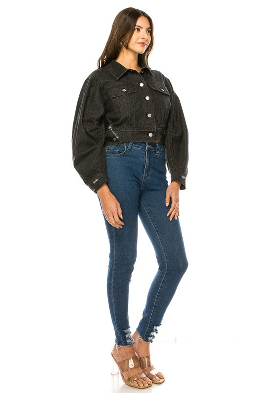 Stacey B's Women's Washed Denim Jacket