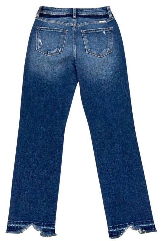 Stacey B's High Rise Slim Straight Jeans