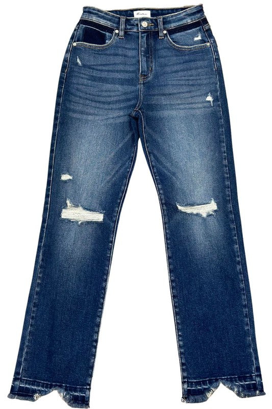 Stacey B's High Rise Slim Straight Jeans