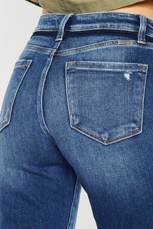Stacey B's High Rise Slim Straight Jeans