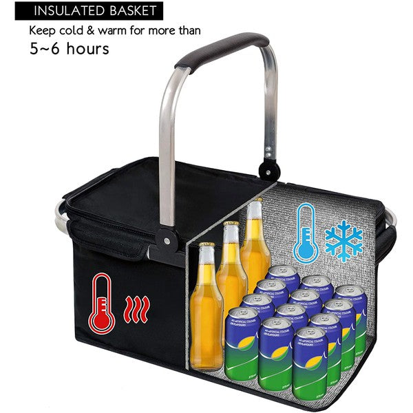 Stacey B's 29L Large Insulated Picnic Basket