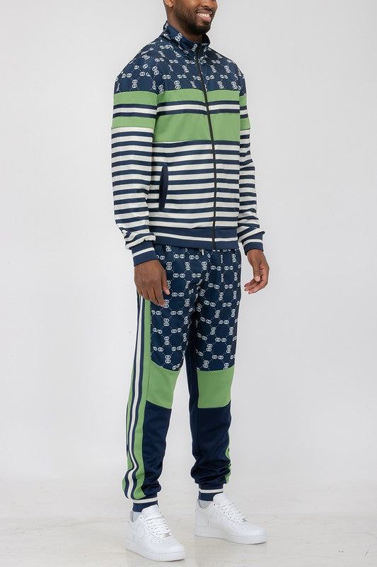 Stacey B's Chain Link Track Suit