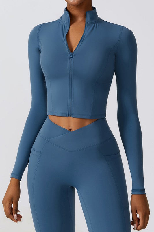 Stacey B's Quick-drying long sleeve yoga suit sports tops