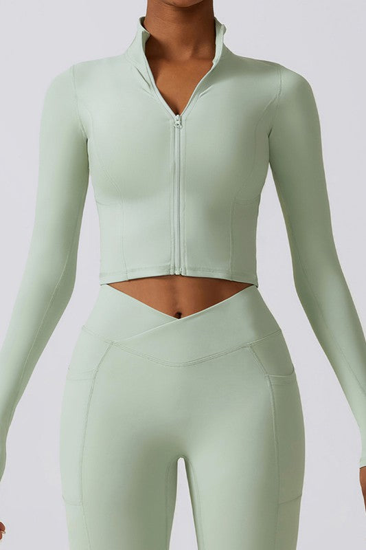 Stacey B's Quick-drying long sleeve yoga suit sports tops