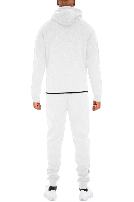 Stacey B's Mens Full Zip Sweat Pant Sweat Set