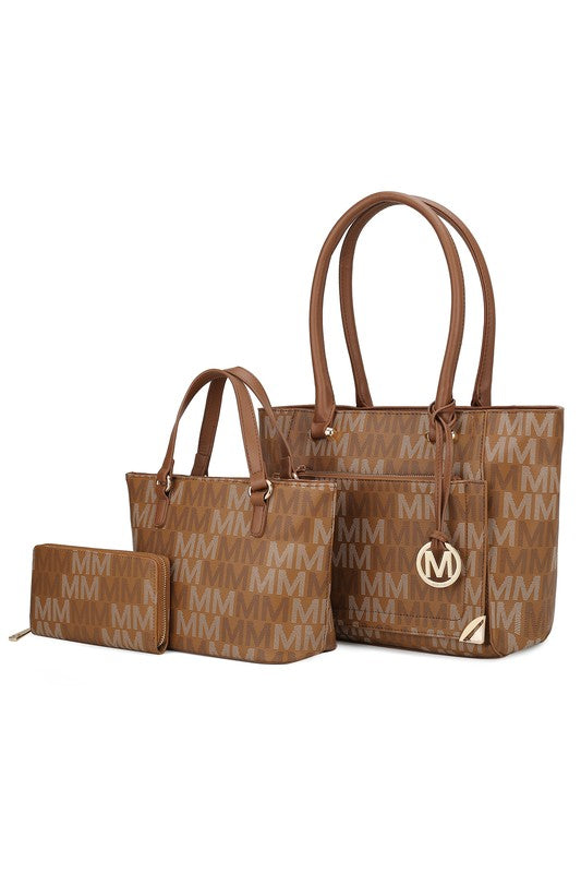 Stacey B's MKF Lady M Signature Tote Bag & Wallet Set by Mia