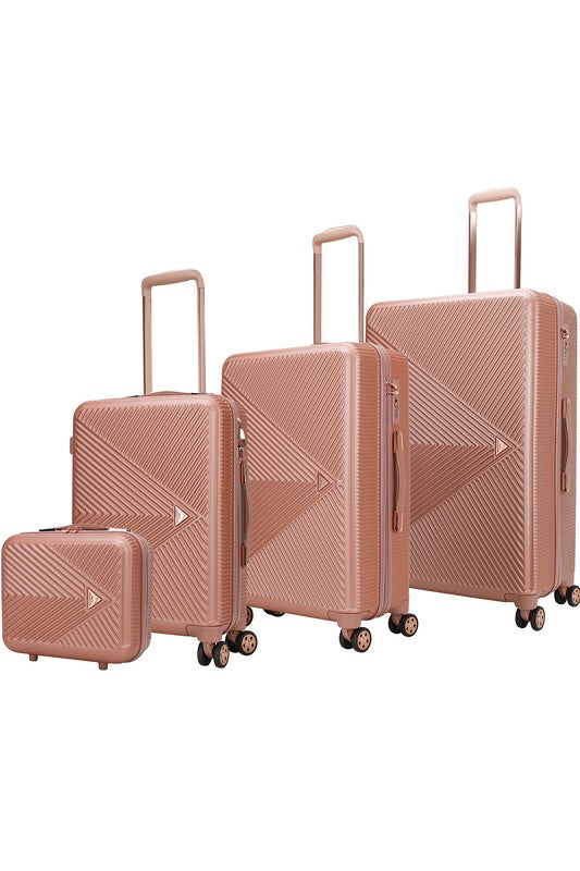 Stacey B's MKF Felicity Luggage Set by Mia K- 4-piece set