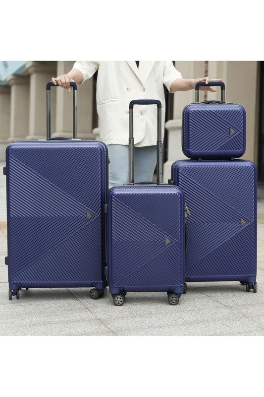 Stacey B's MKF Felicity Luggage Set by Mia K- 4-piece set
