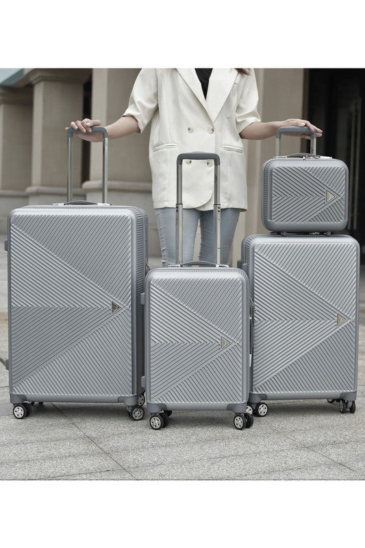 Stacey B's MKF Felicity Luggage Set by Mia K- 4-piece set