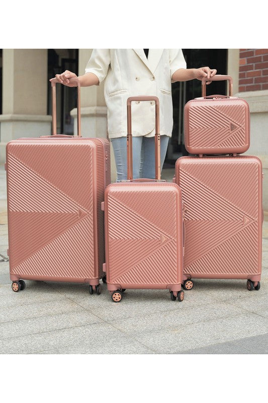 Stacey B's MKF Felicity Luggage Set by Mia K- 4-piece set