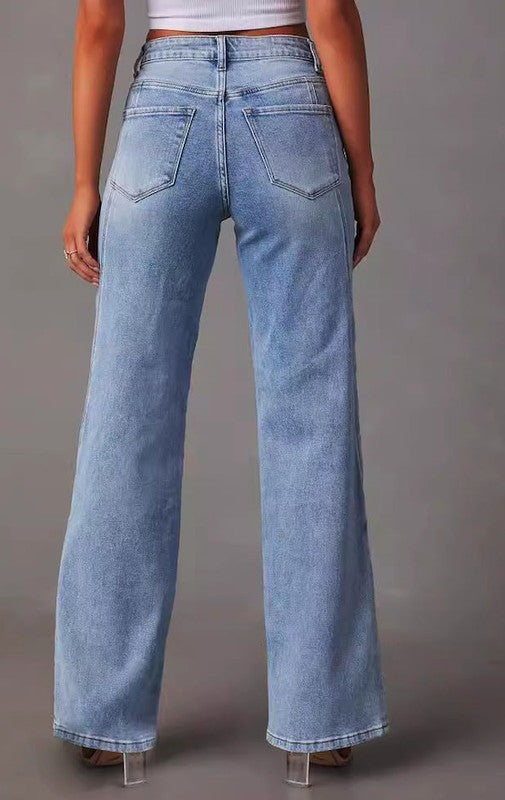 Stacey B's High waisted denim jeans