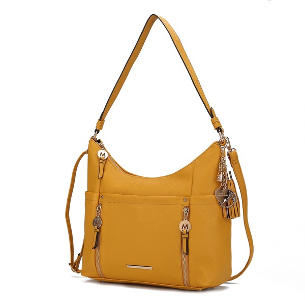 Stacey B's MKF Ruby Vegan Leather Shoulder Bag by Mia K