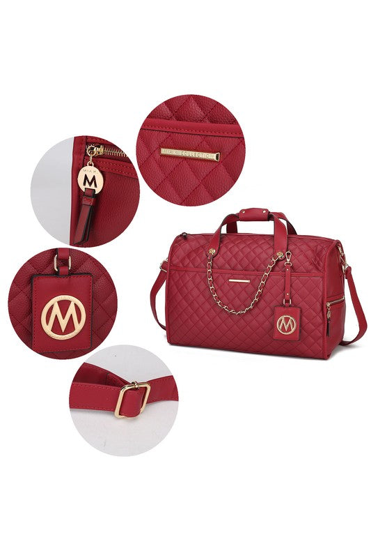 Stacey B's MKF Lexie Vegan Leather Women Duffle by Mia K