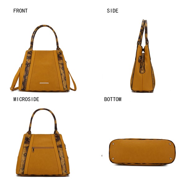 Stacey B's MKF Kenna Snake embossed Tote Bag by Mia K