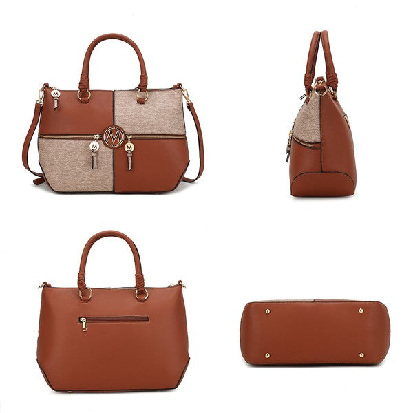 Stacey B's MKF Maji Women's Satchel Bag & wristlet by Mia K