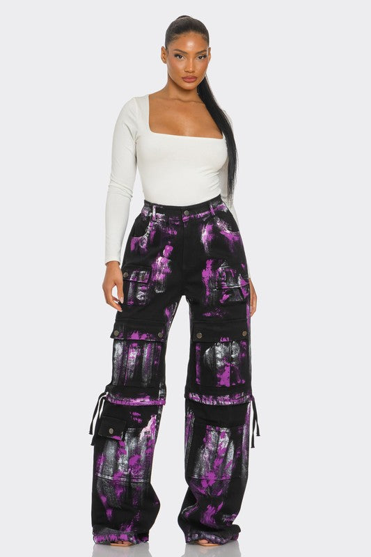 Stacey B's Urban Graffiti Cargo Pants