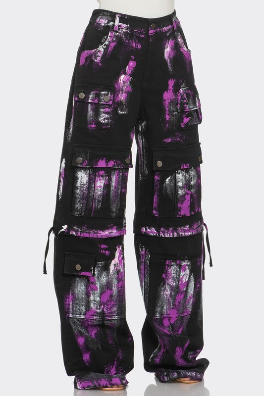 Stacey B's Urban Graffiti Cargo Pants