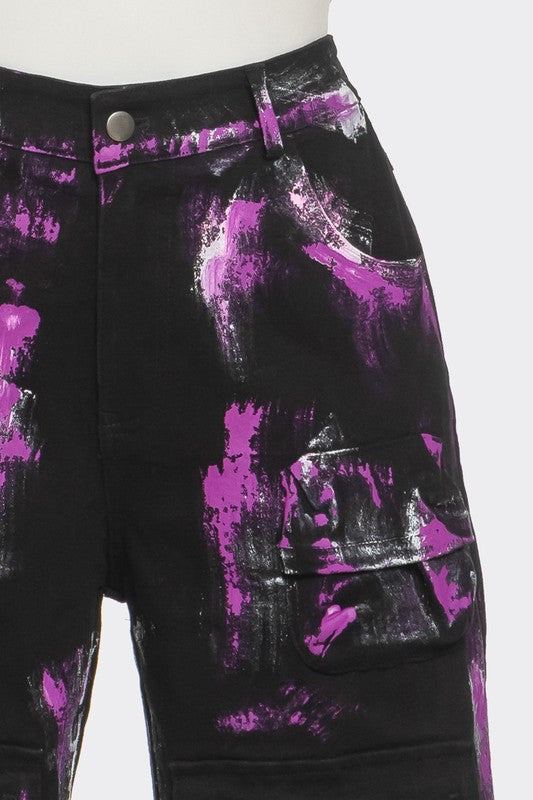 Stacey B's Urban Graffiti Cargo Pants