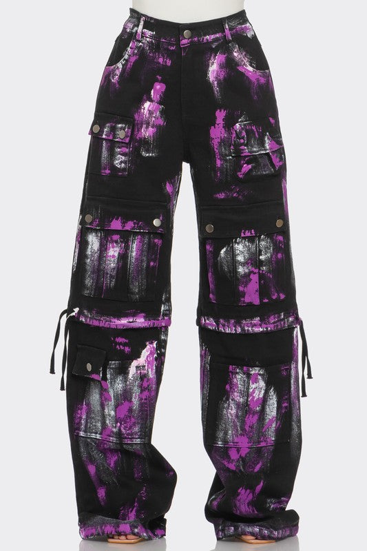Stacey B's Urban Graffiti Cargo Pants