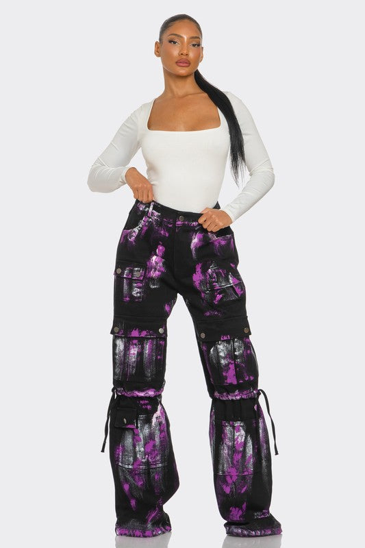 Stacey B's Urban Graffiti Cargo Pants